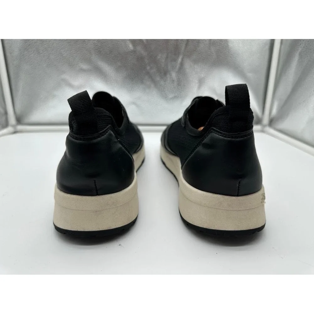 Banana Republic‎ Sustainable Knit Sneakers Black Cream Low Top Mens Size 10 FA22